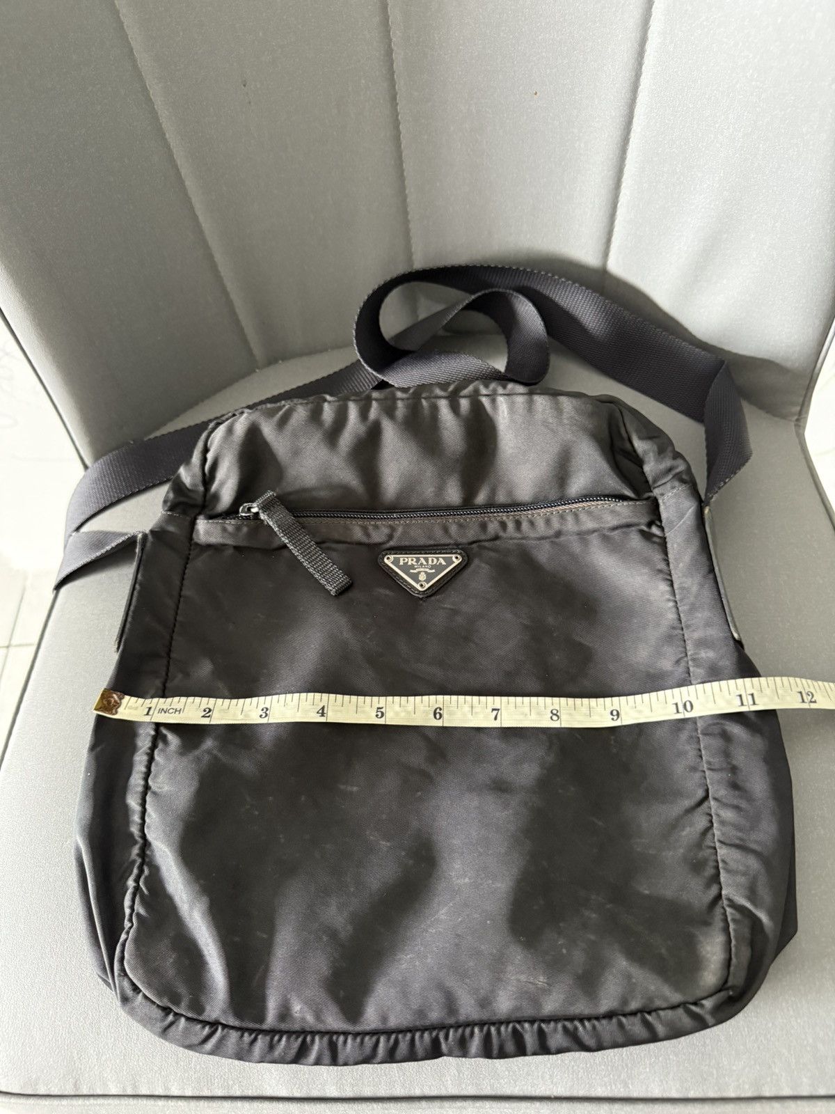 Prada Vintage Prada Black Medium Crossbody Sling Bag Size ONE SIZE - 15 Thumbnail