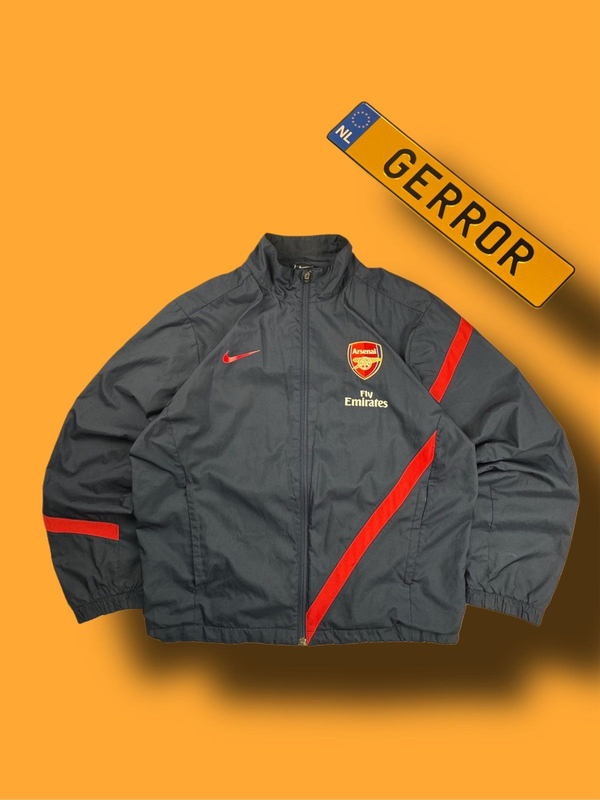 Nike × Nike ACG NIKE VINTAGE BASIC LOGO OVERSIZE ARSENAL LIGHT JACKET Size US M / EU 48-50 / 2 - 1 Thumbnail