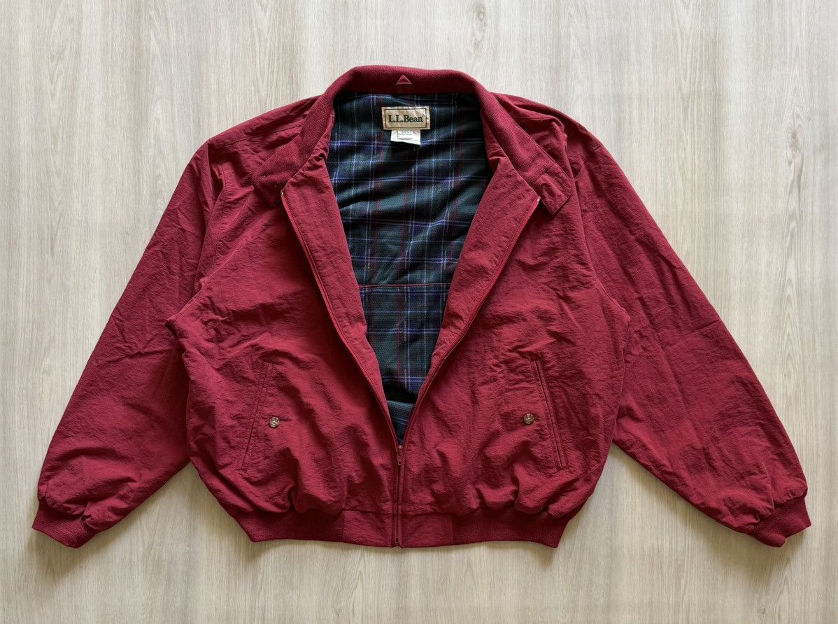 L.L. Bean Vintage L.L.Bean Bomber Plaid Lined Sz XL Classic Essential Size US XL / EU 56 / 4 - 3 Thumbnail