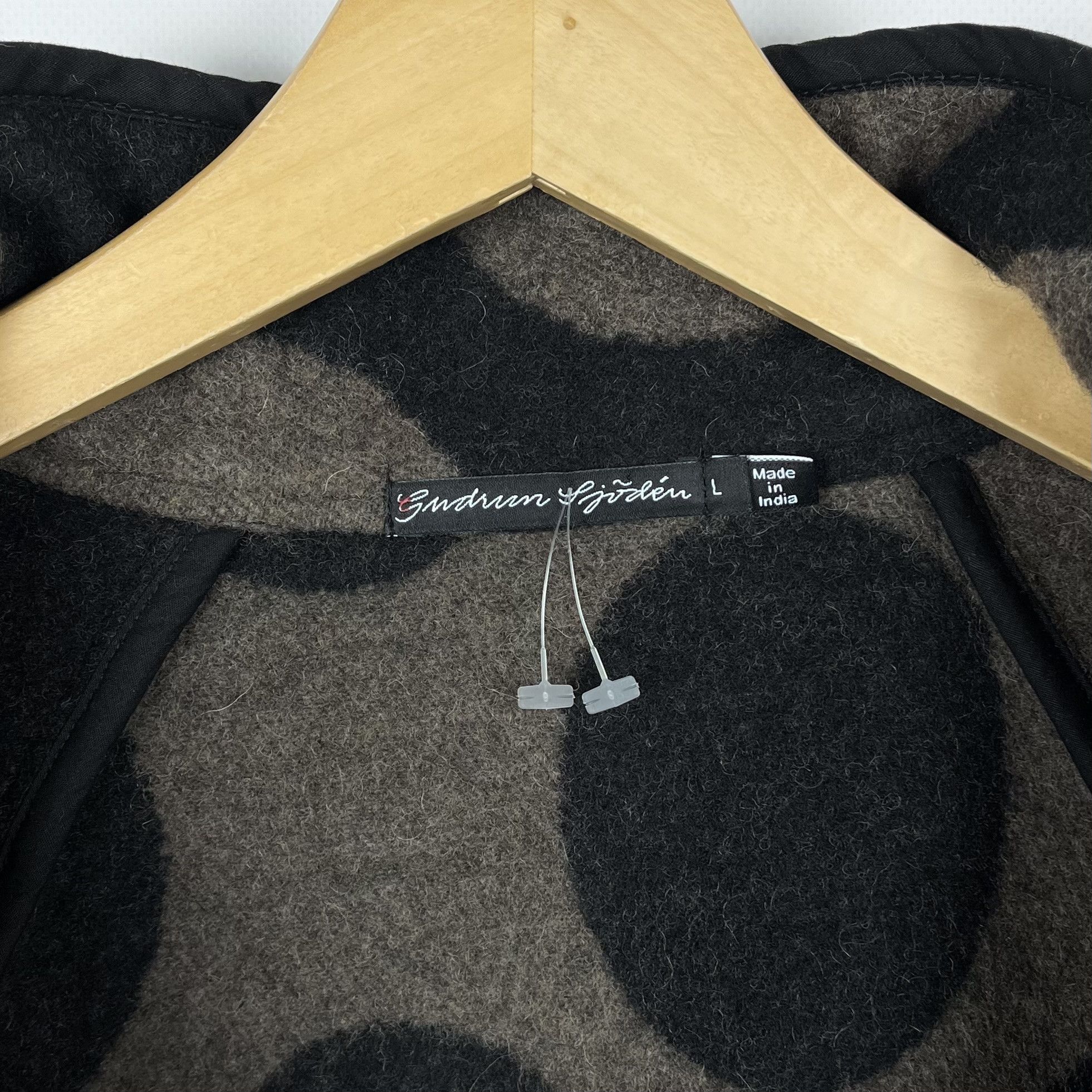 Gudrun Sjoden Ladies Gudrun Sjoden Polka Dot Wool Coat Size L / US 10 / IT 46 - 13 Thumbnail