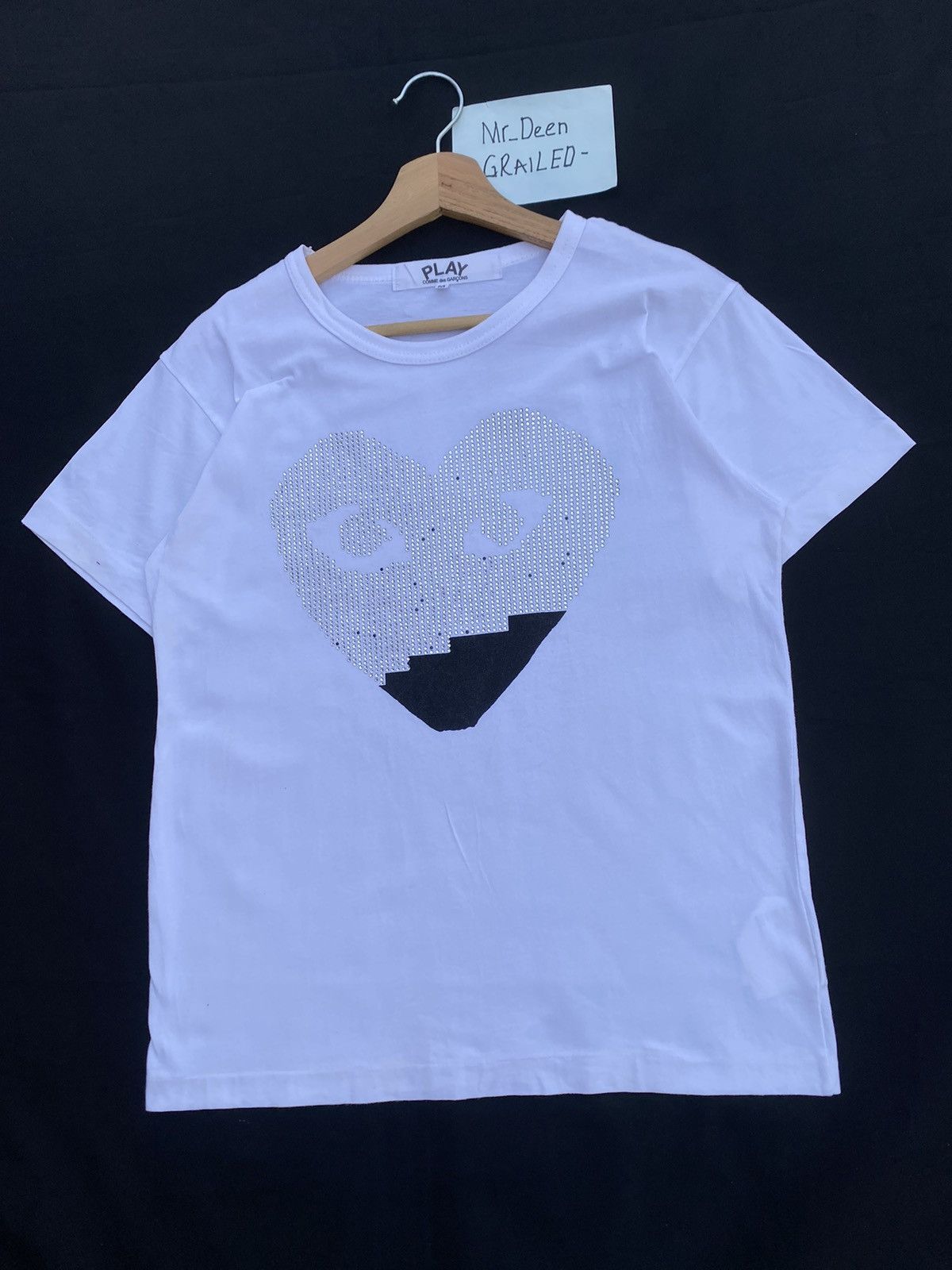 Comme des Garcons Rare Comme Des Garcons CDG Play Swarovski Tee Size US S / EU 44-46 / 1 - 4 Thumbnail