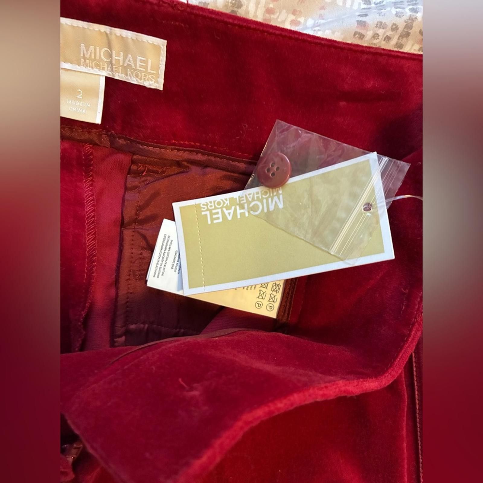 Michael Kors MICHAEL MICHAEL KORS Velvet Tuxedo Flares Size 26" / US 2 / IT 38 - 5 Thumbnail