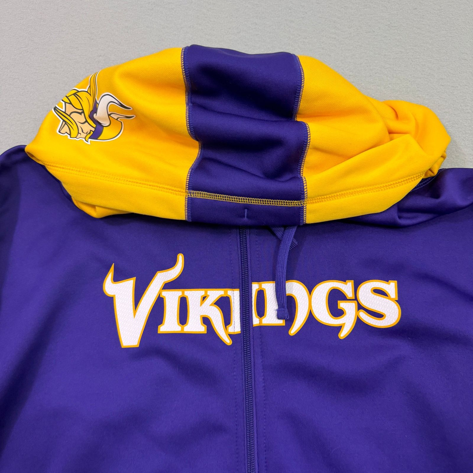 Nike Nike Minnesota Vikings Full Zip Hoodie 2XL Purple Yellow Size US XXL / EU 58 / 5 - 3 Thumbnail