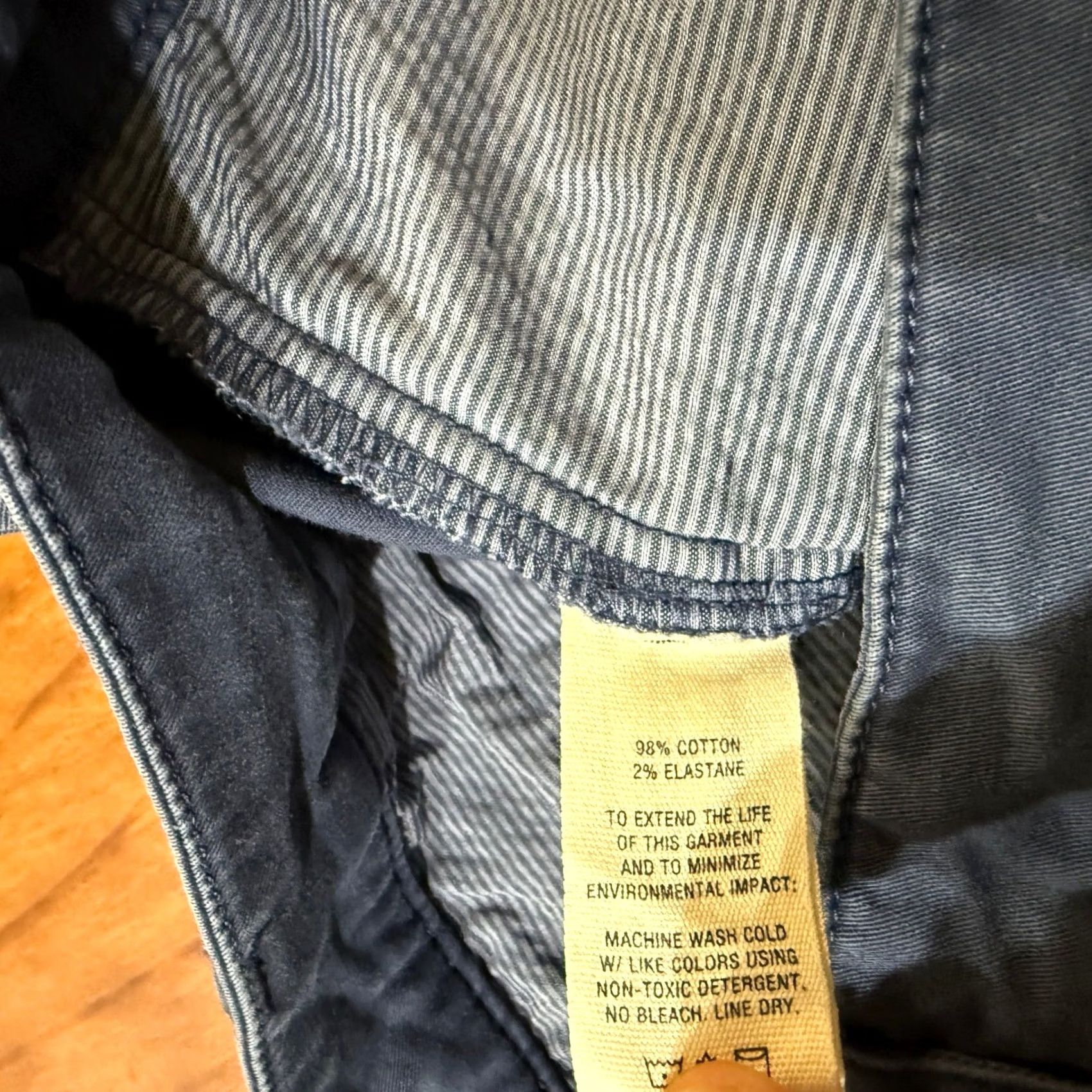 Alex Mill VINTAGE? No. Alex Mill Women's Pants Chino Wide leg High Rise Cotton 6 Blue Slim Straight 29 Inseam Casual Everyday Womens Size 28" / US 6 / IT 42 - 5 Thumbnail