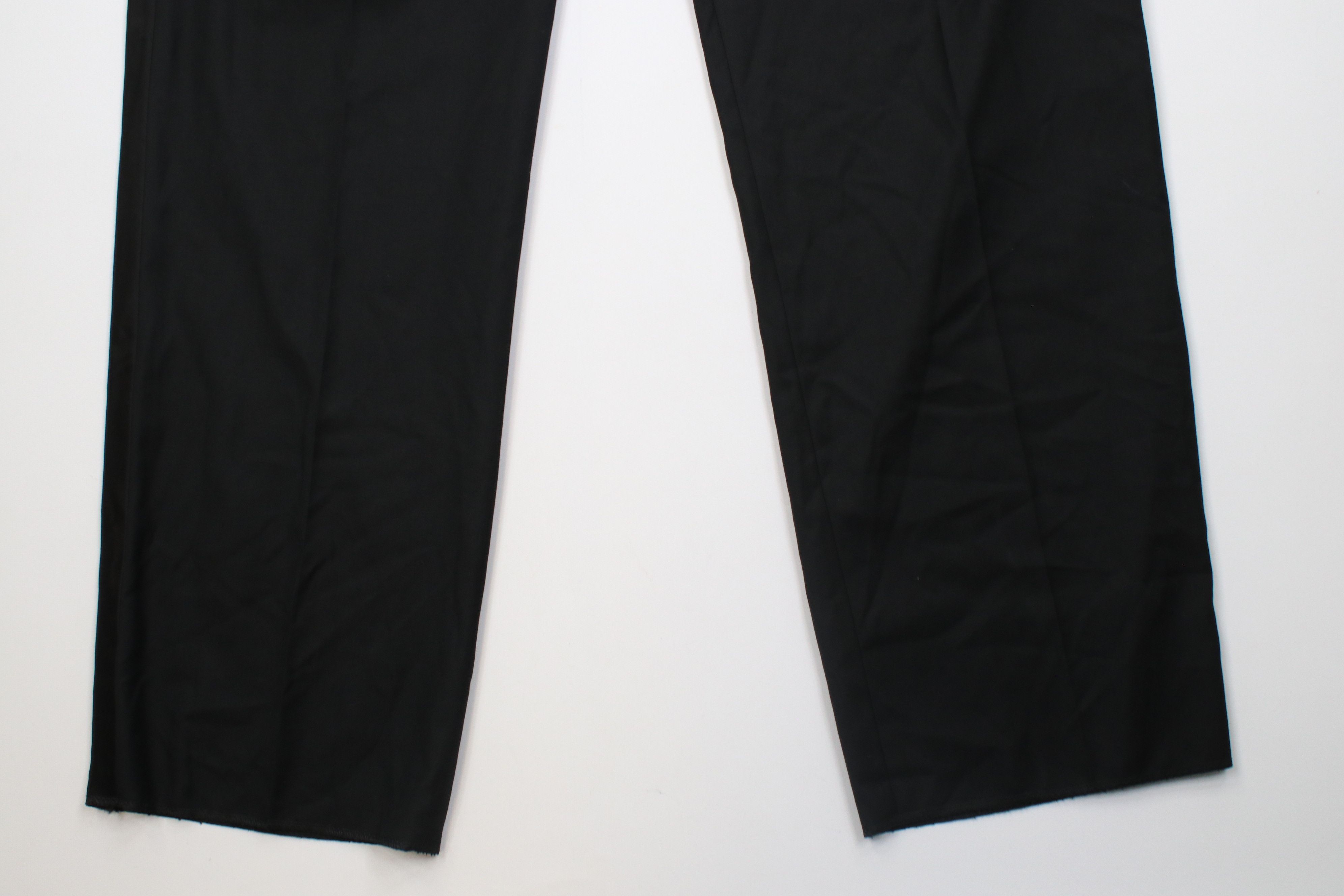 Vintage Vintage 90s Streetwear Wide Leg Tuxedo Chino Pants Black Size US 40 / EU 56 - 4 Thumbnail