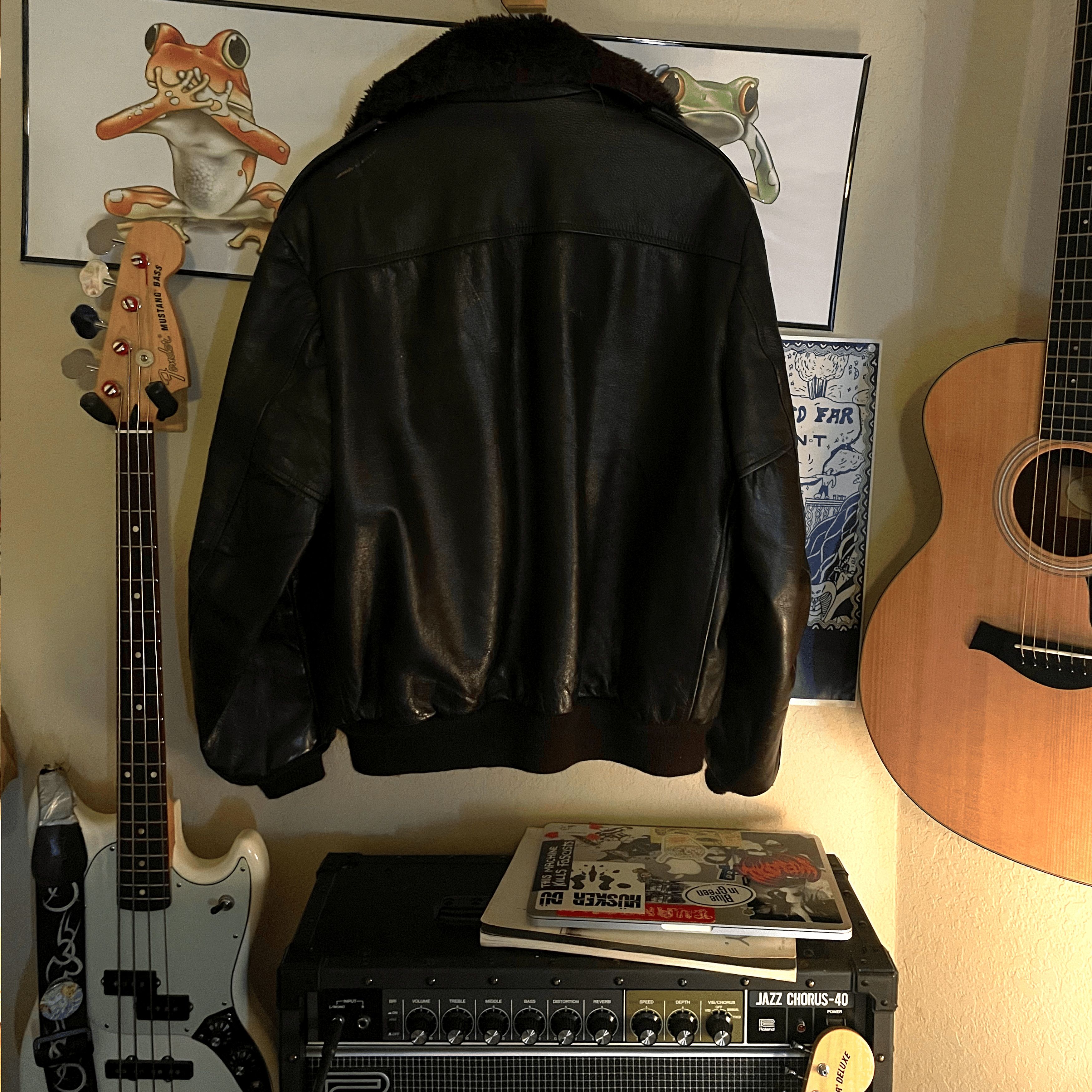 Cooper Brown Leather G1 Flight Jacket Size US XL / EU 56 / 4 - 2 Thumbnail