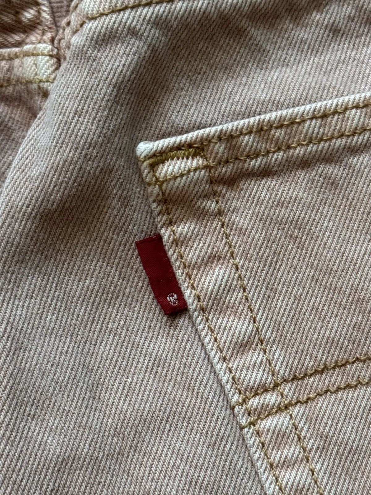 Levi's × Levi's Vintage Clothing × Vintage Levi’s 501 30/32 90s pink denim Jean pant trouser relaxed Size 32" / US 10 / IT 46 - 7 Thumbnail