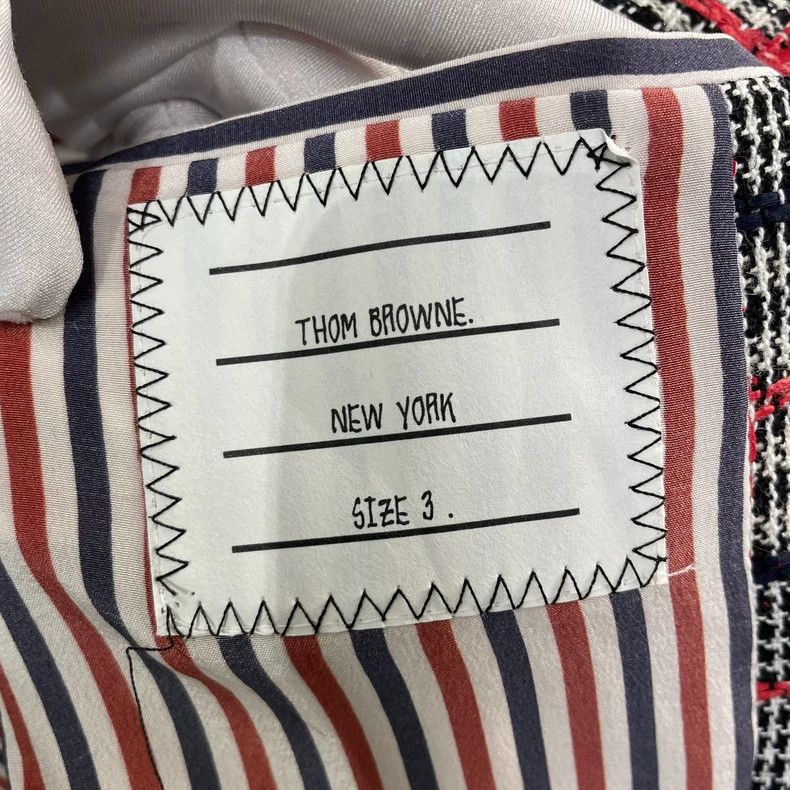 Thom Browne Thom Browne Red pheasant plaid wool suit Size M / US 6-8 / IT 42-44 - 4 Thumbnail