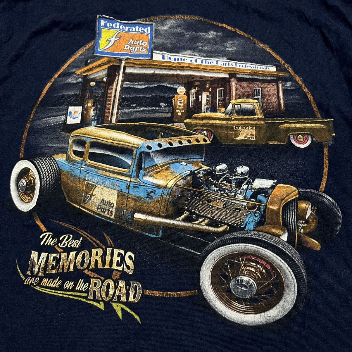 Vintage 🔥Vintage Federated Auto Parts Classic Car Tee 90s Size US L / EU 52-54 / 3 - 5 Thumbnail