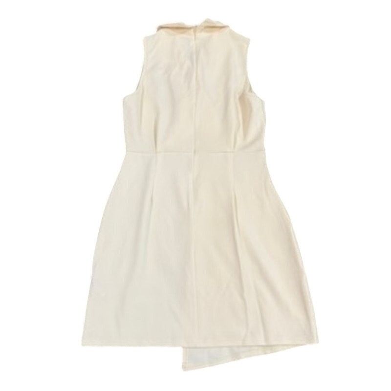 Shein Woman's Sleeveless Blazer Mini Dress in Cream, Size XL Size XL / US 12-14 / IT 48-50 - 2 Thumbnail