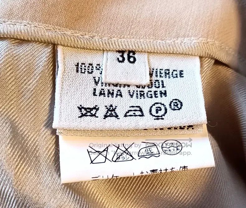 Hermes Hermes Women's Skirt Wool Silk Size 24" / US 00 / IT 34 - 4 Thumbnail