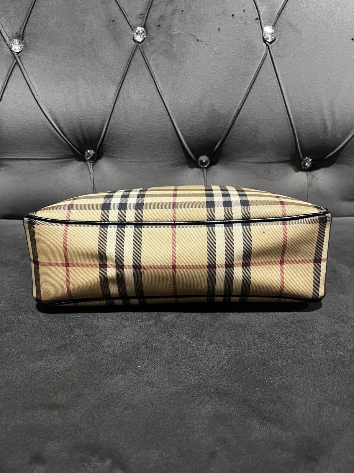 Burberry Authentic Burberry Nova Check Dome Handbag Size ONE SIZE - 14 Thumbnail