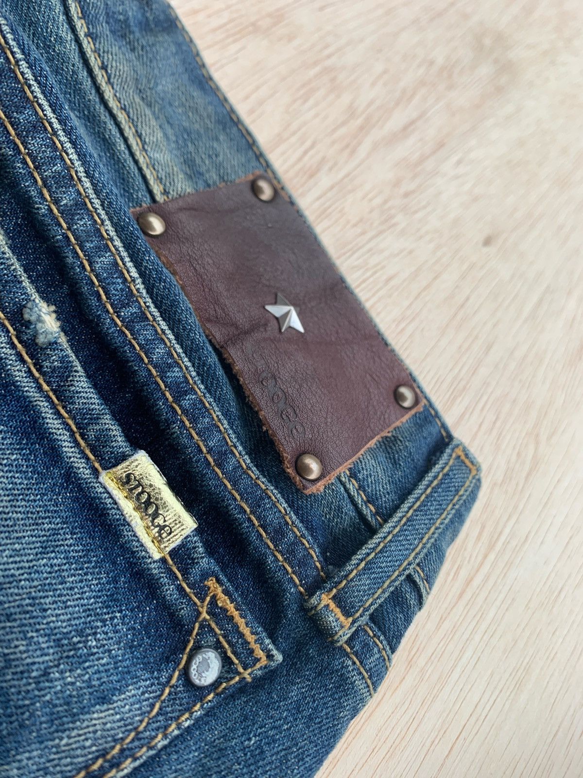 Hysteric Glamour × If Six Was Nine × Japanese Brand Flare Jeans Vintage By Stooge Denim Bootcut Size US 30 / EU 46 - 6 Thumbnail