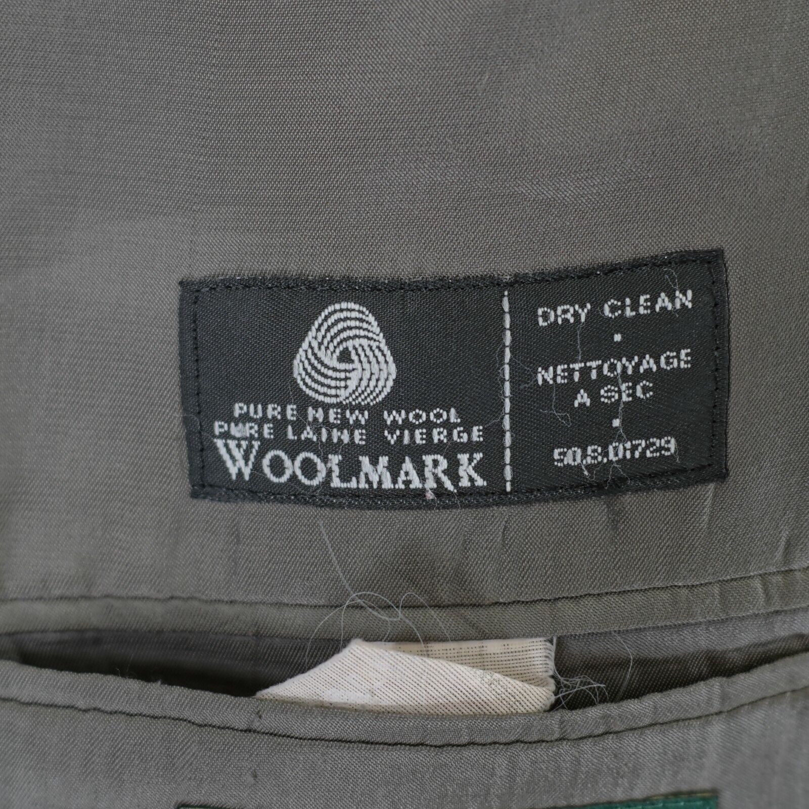 Lauren Ralph Lauren Lauren Ralph Lauren Tweed Wool Blue Gray Herringbone W/ Yell Size 44S - 10 Thumbnail