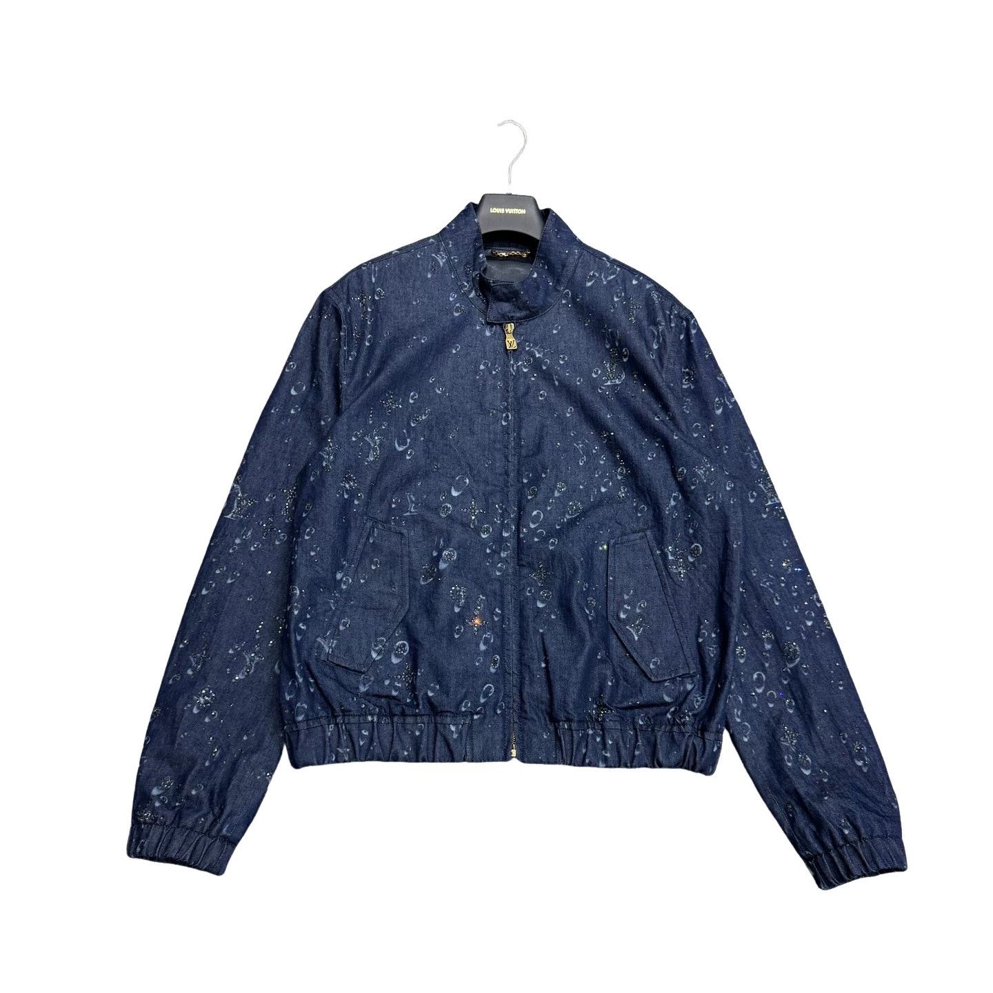 Louis Vuitton Louis Vuitton Monogram Crystal Denim Jacket Size 50 Size US M / EU 48-50 / 2 - 1 Thumbnail