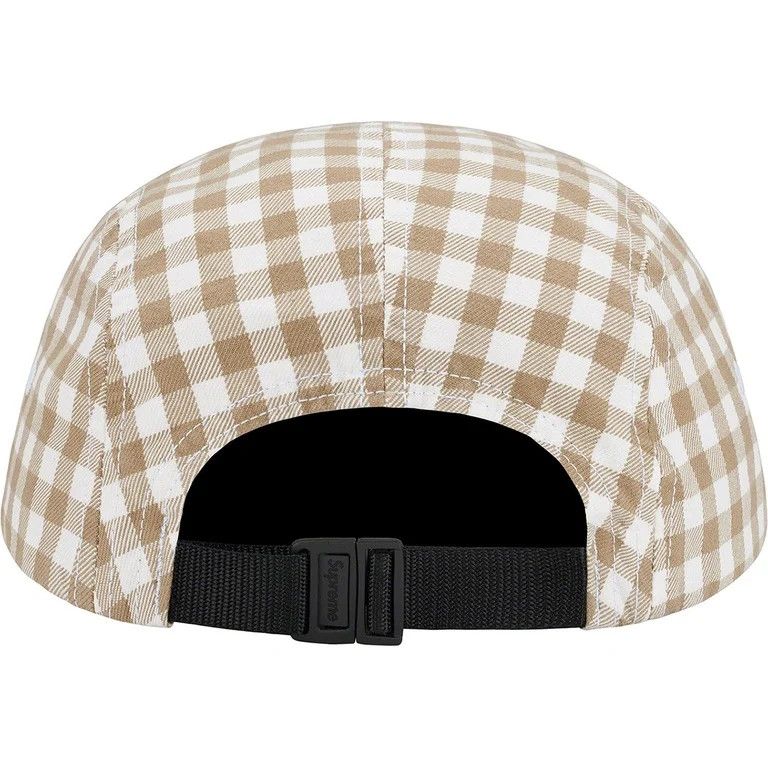 Supreme Supreme Gingham Camp Cap 'Tan' Size ONE SIZE - 2 Thumbnail