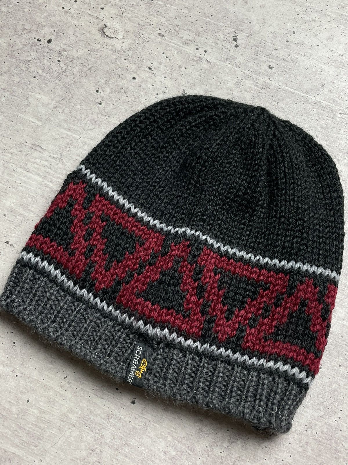 Vintage Screamer Beanie Hat Size ONE SIZE - 2 Thumbnail