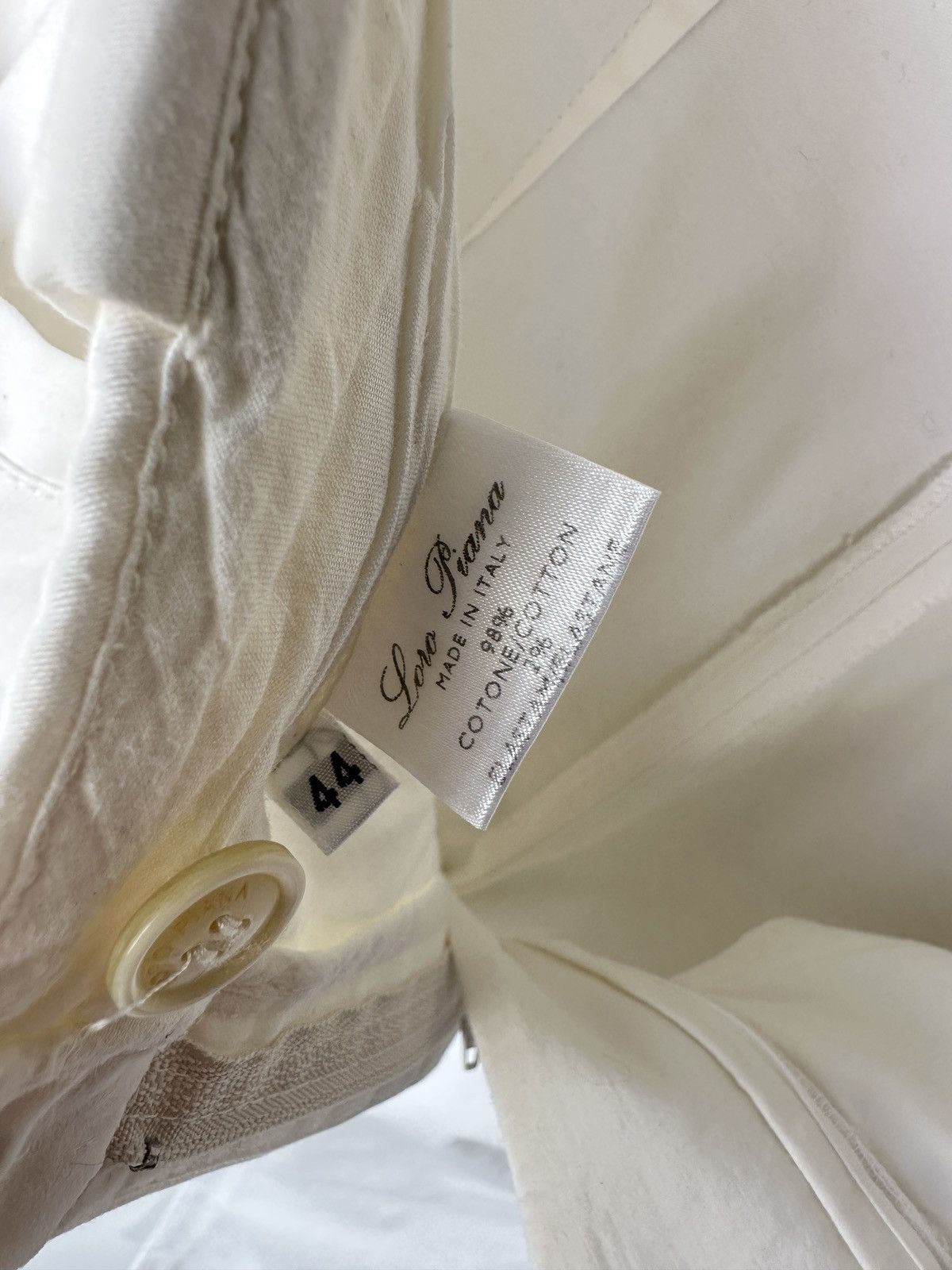Loro Piana LORO PIANA White Cotton Capri Trousers Women’s size 44 Size 30" / US 8 / IT 44 - 9 Thumbnail