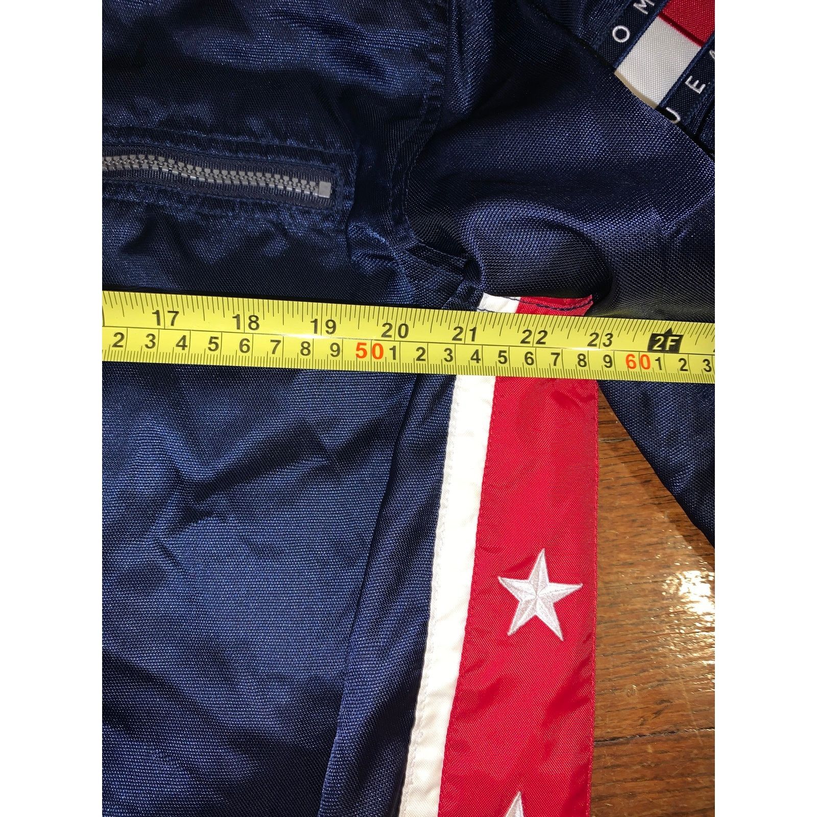 Tommy Hilfiger Vintage 90s Tommy Jeans Jacket Large USA Flag Stars Korea Size US L / EU 52-54 / 3 - 12 Thumbnail