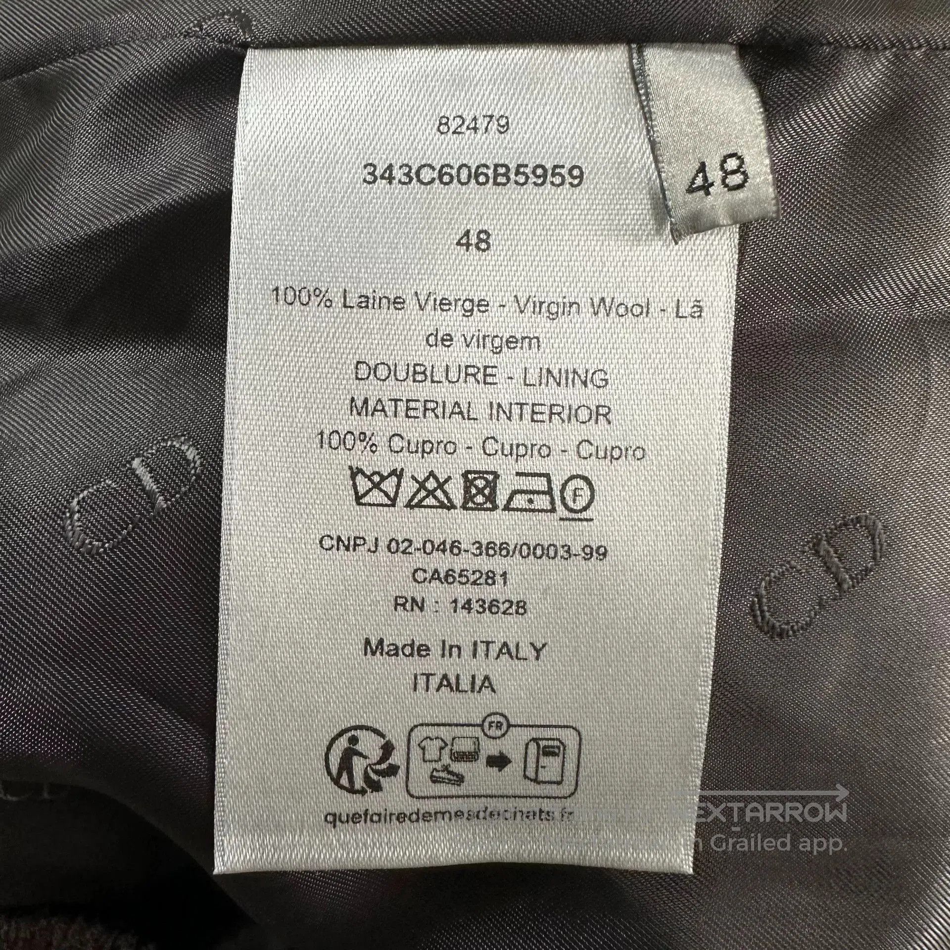 Dior Dior Man 23FW Wool Sash Pullover Jacket. Size US M / EU 48-50 / 2 - 5 Thumbnail