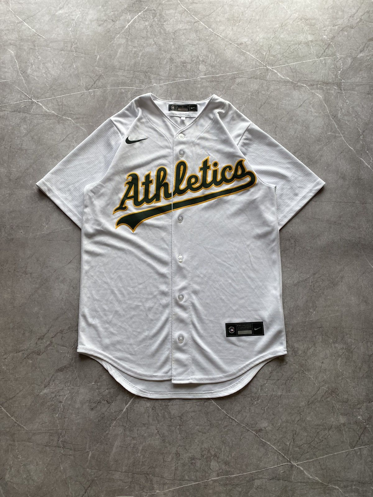 Nike Nike Team MLB Oakland Athletics Home White Jersey 2022 Size US S / EU 44-46 / 1 - 2 Thumbnail