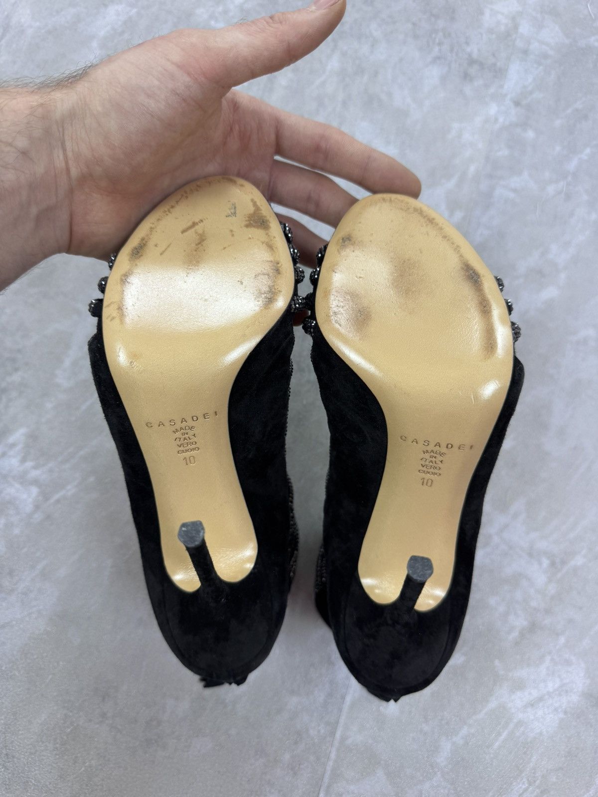 Casadei Casadei open crystal ankle high heels Women’s size 40 Size US 9 / IT 39 - 12 Thumbnail