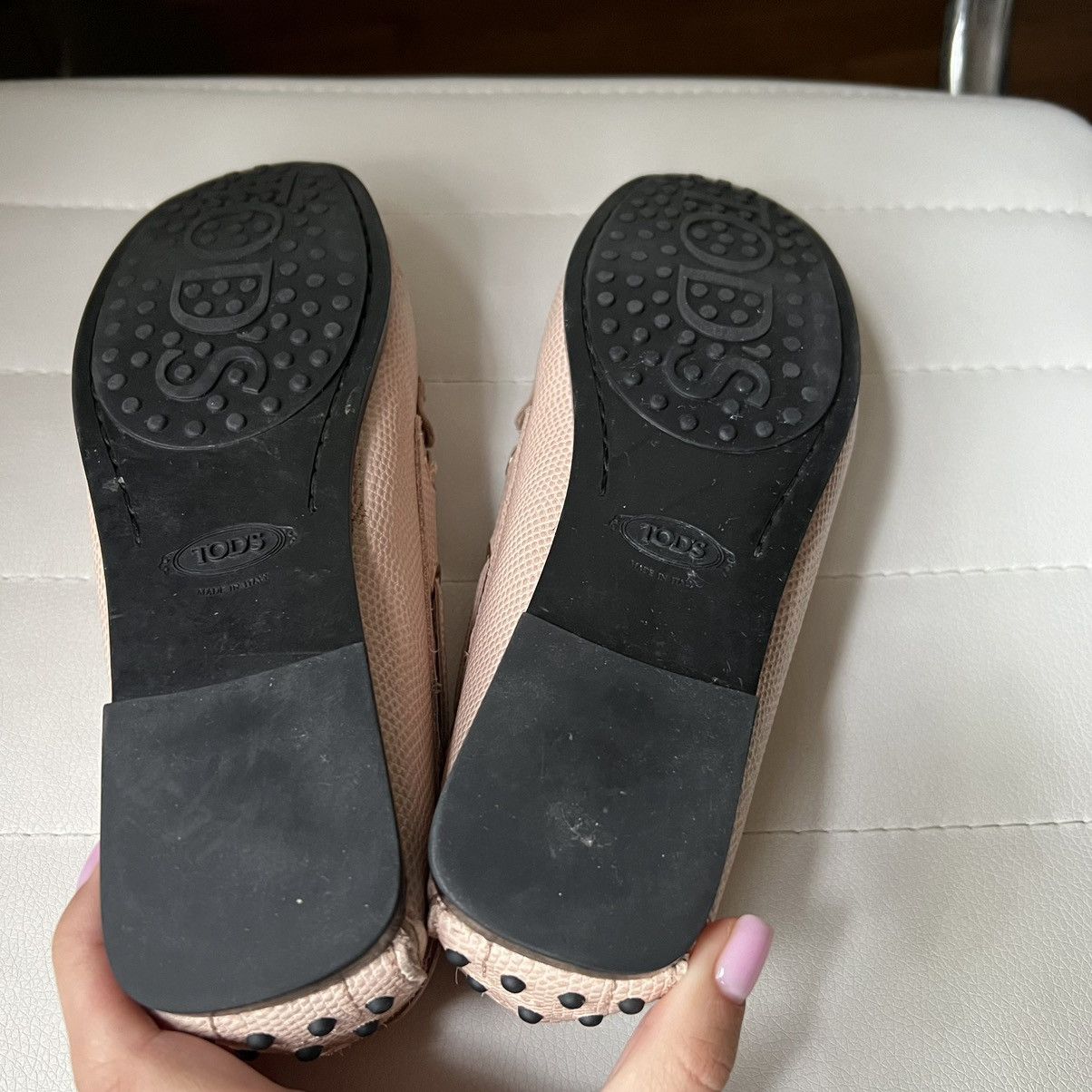Tod's Tod’s blush pink luxury loafers size 37.5 leather Size US 7.5 / IT 37.5 - 6 Thumbnail