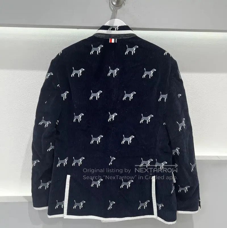Thom Browne Thom Browne Multicolor Men's Blazer with Dog Print . Size US M / EU 48-50 / 2 - 2 Thumbnail
