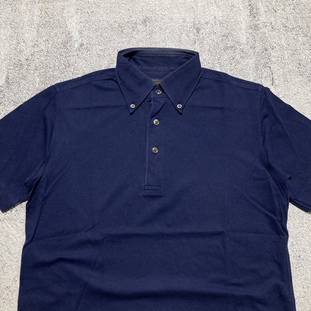 Kamakura 🇯🇵 Vintage Kamakura Shirt Japan Polo Tshirt Navy Desinger Size US M / EU 48-50 / 2 - 2 Thumbnail