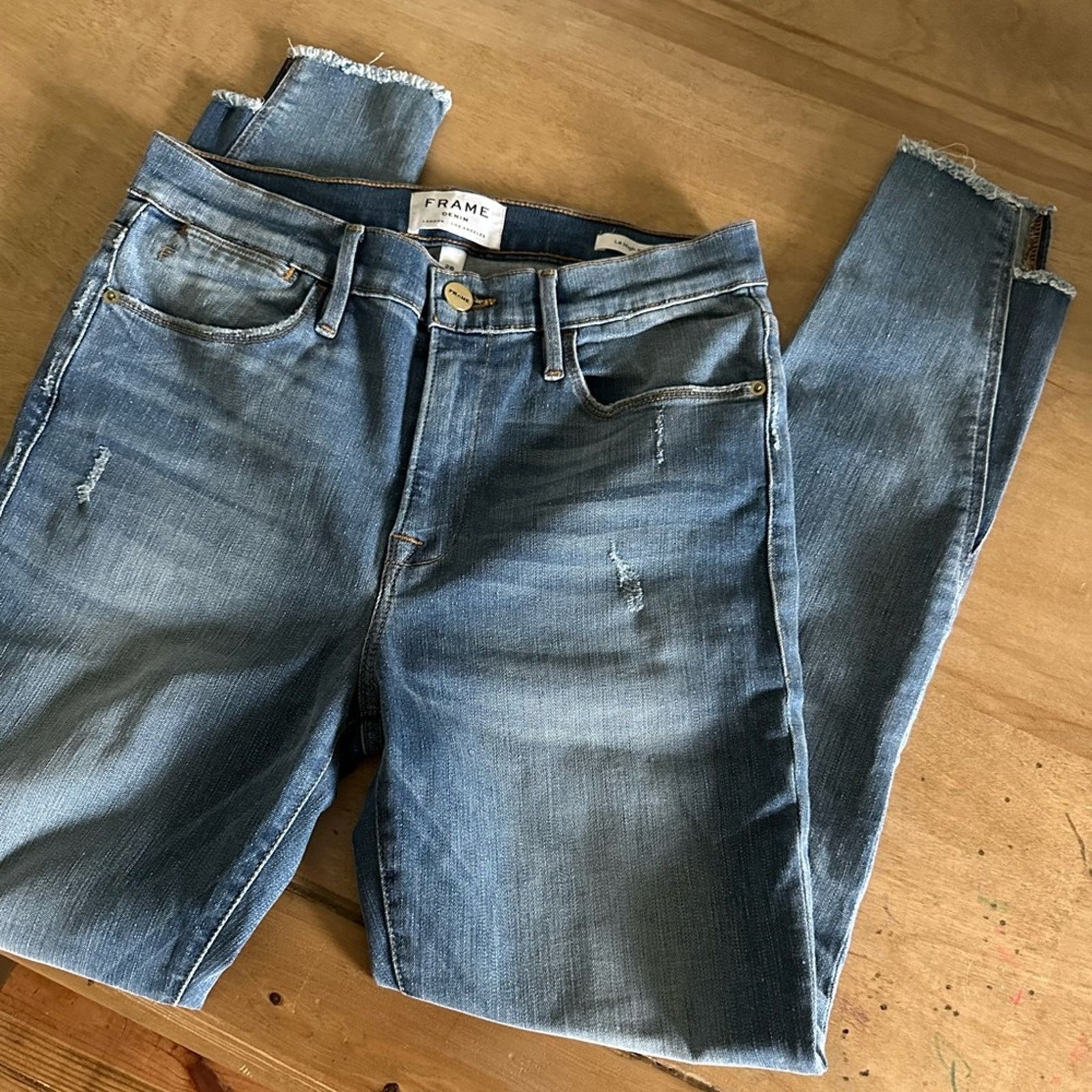 Frame Like new! Frame Denim Le High Skinny Gusset Step Hem - 28 Size 28" / US 6 / IT 42 - 2 Thumbnail