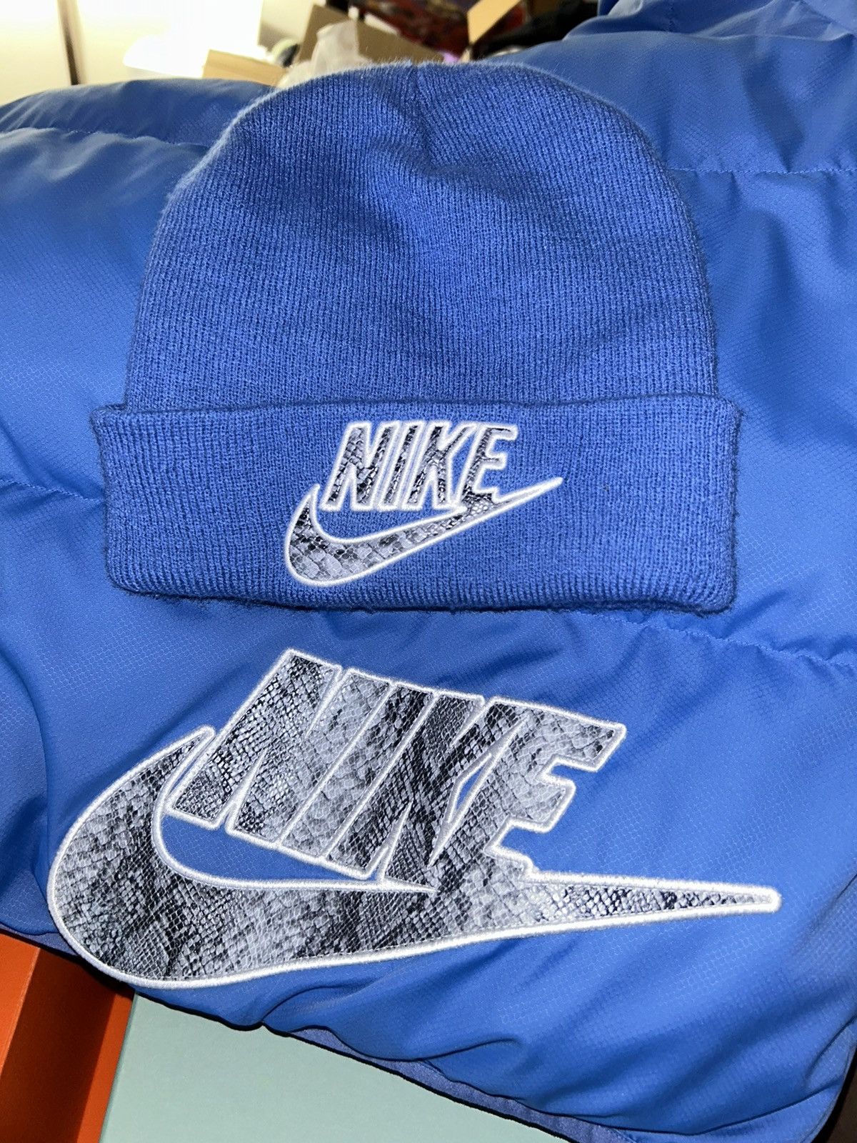 Nike × Supreme Supreme Nike Reversible Puffy Jacket SS21 size Medium Puffer Size US M / EU 48-50 / 2 - 10 Thumbnail