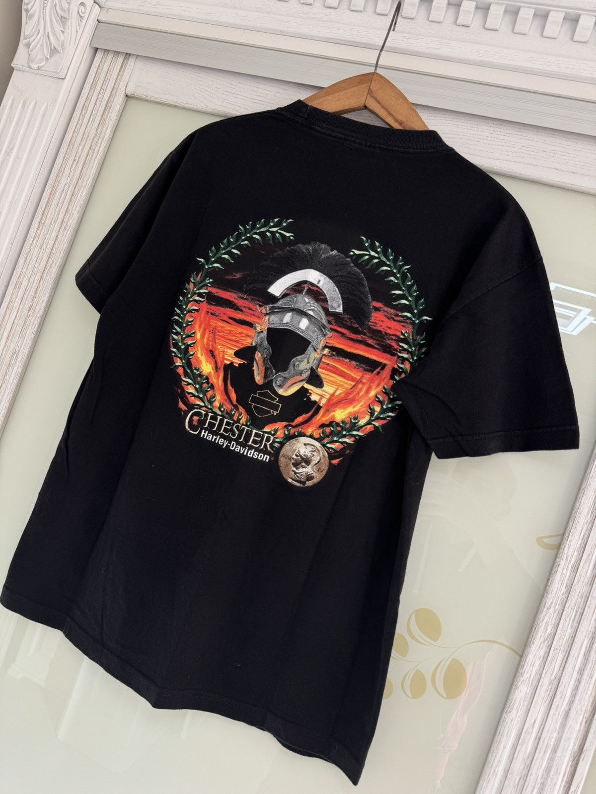 Harley Davidson Vintage Harley Davidson 2004 Chester Double Sided T-shirt Size US L / EU 52-54 / 3 - 3 Thumbnail
