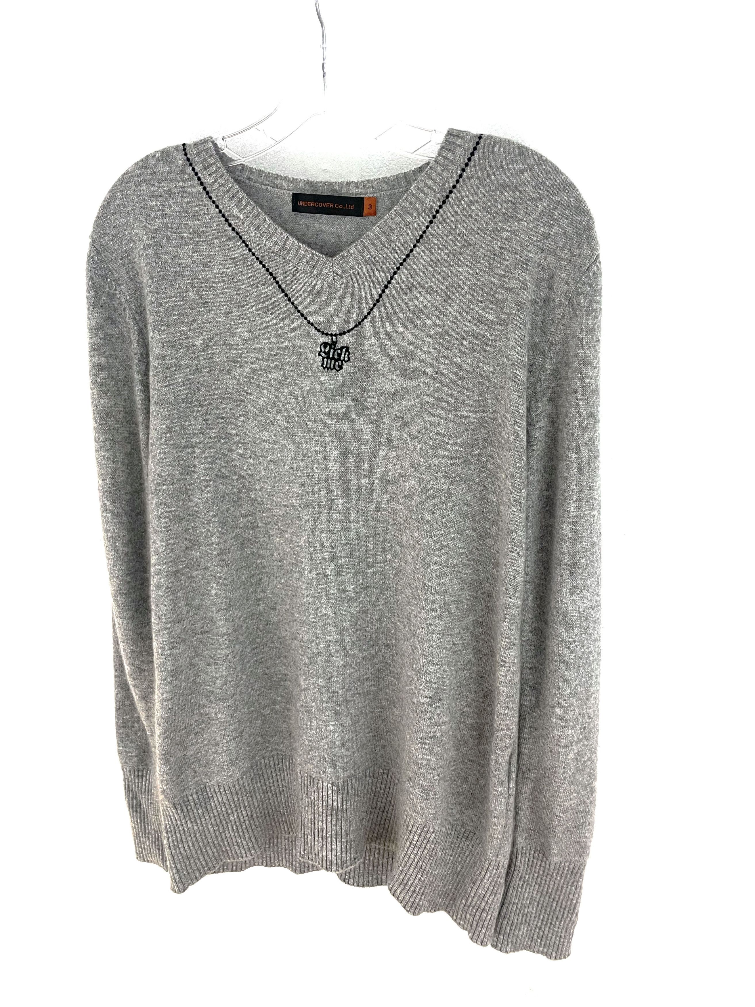 Undercover AW05 Arts & Crafts Lick Me Cashmere Sweater Size US L / EU 52-54 / 3 - 2 Thumbnail