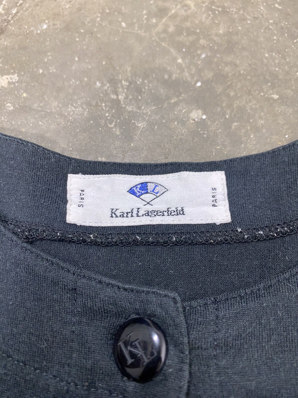Karl Lagerfeld A12 Rare - Karl Lagerfield Button Up Shirt Size S / US 4 / IT 40 - 11 Thumbnail