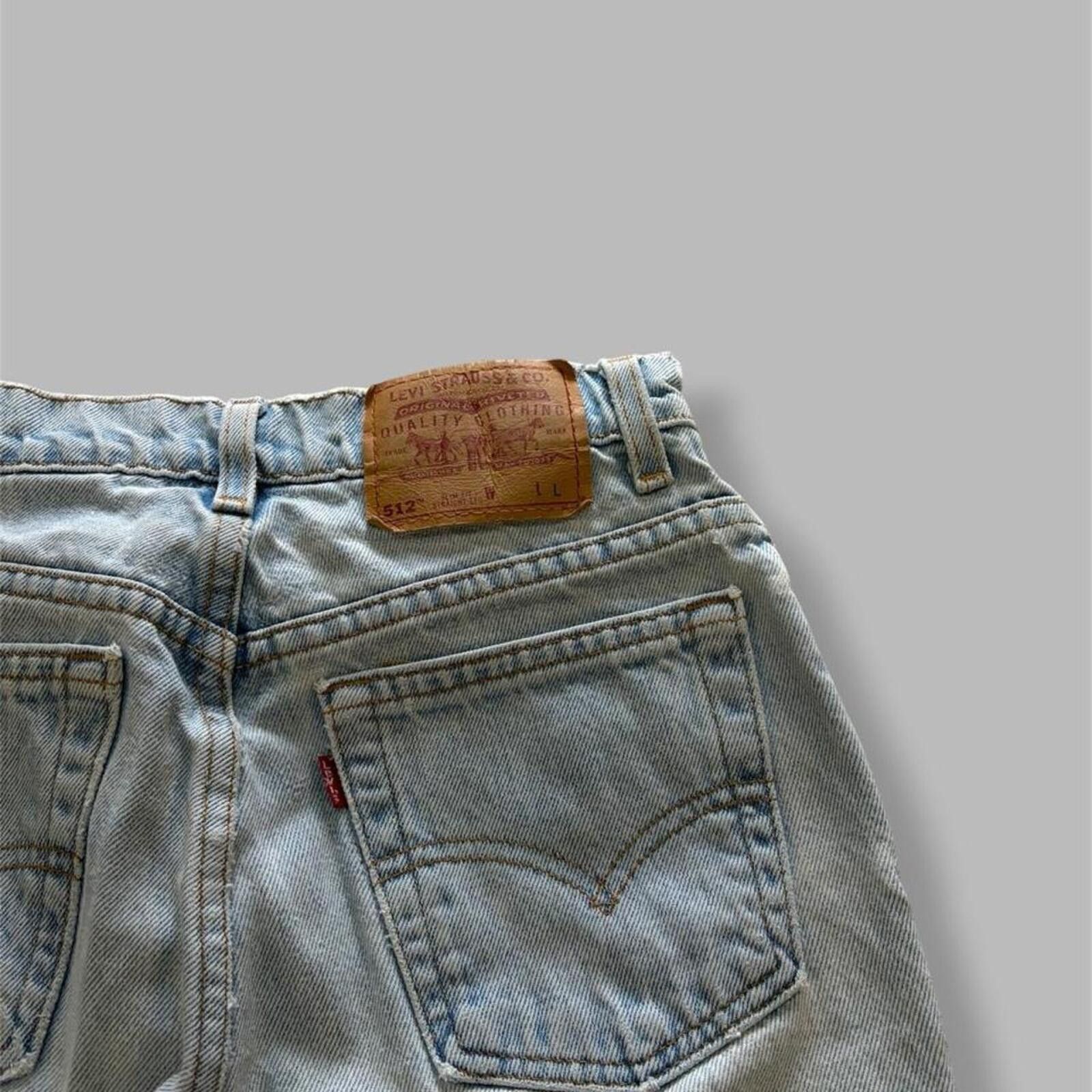 Levi's Vintage 1998 Levi 512 Distressed Jeans Size US 26 / EU 42 - 6 Thumbnail