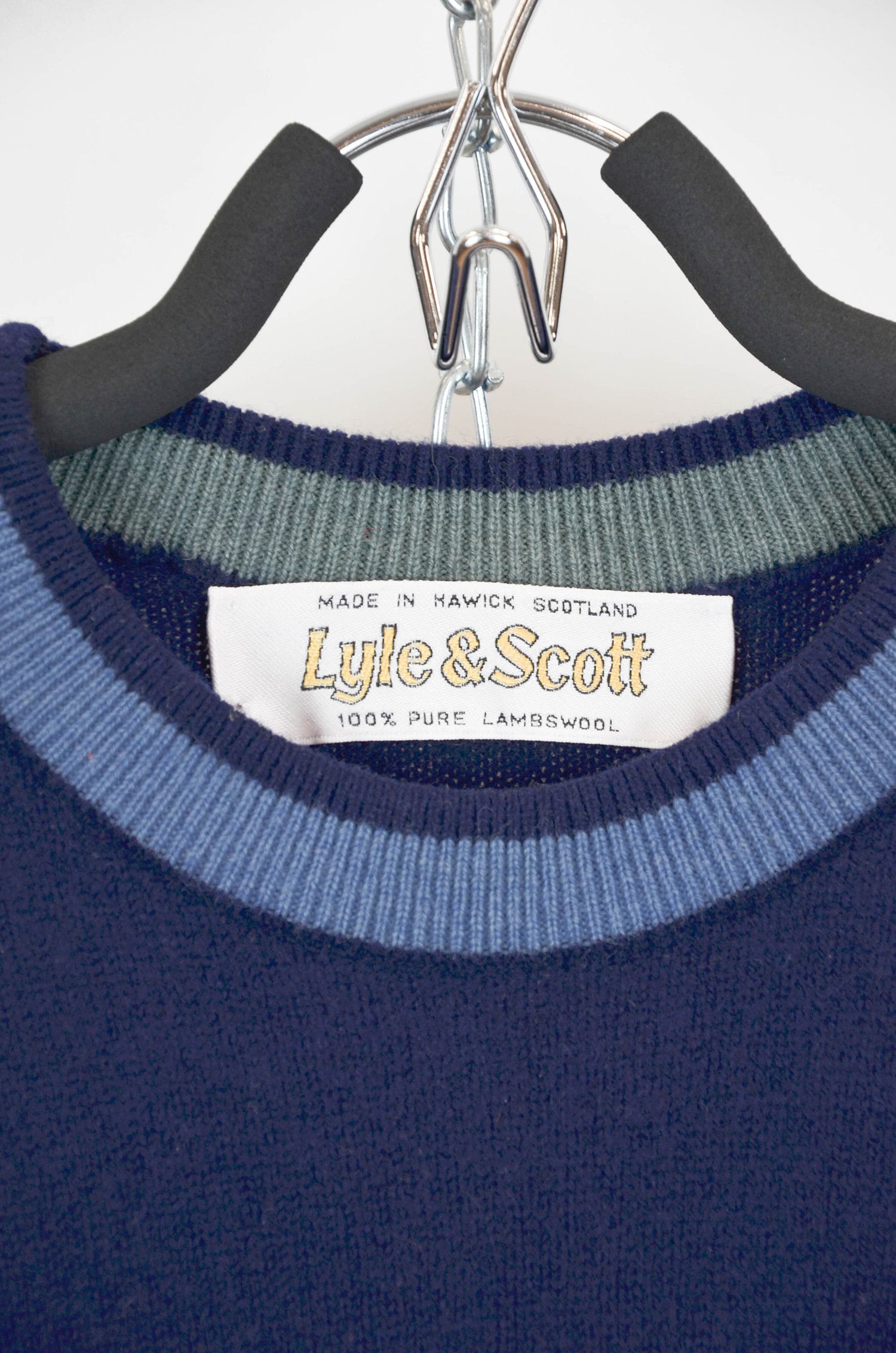 Lyle & Scott × Vintage LYLE & SCOTT Club Wool Golf Embroidered Vintage Sweater - XL Size US XL / EU 56 / 4 - 7 Thumbnail