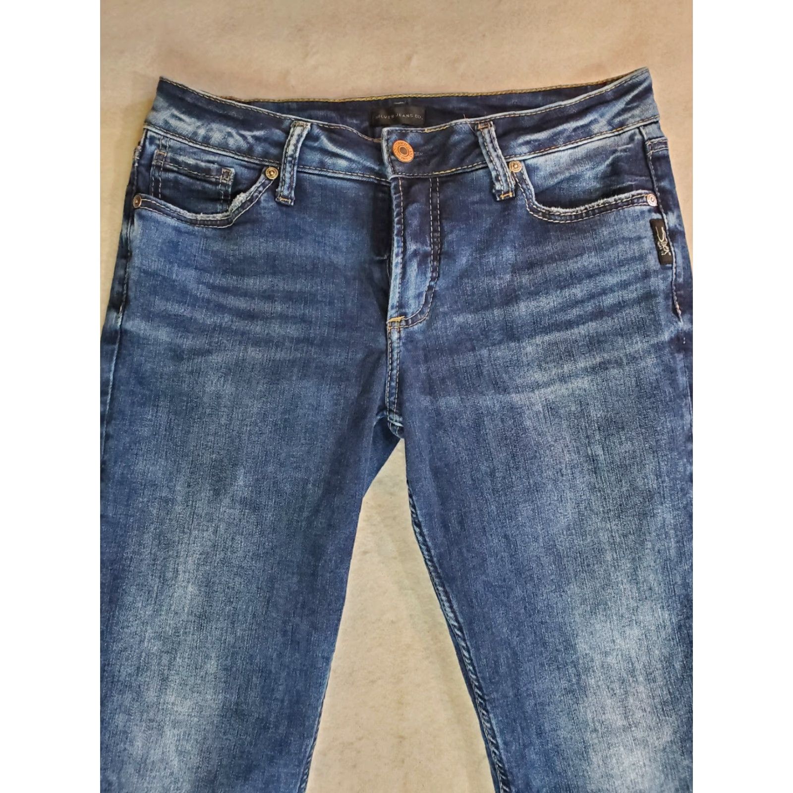 Silver Jeans Co. Silver Jeans Suki Capri Womens 31x22.5 31x27 Medium Wash Blue Jeans Size 24" / US 00 / IT 34 - 2 Thumbnail