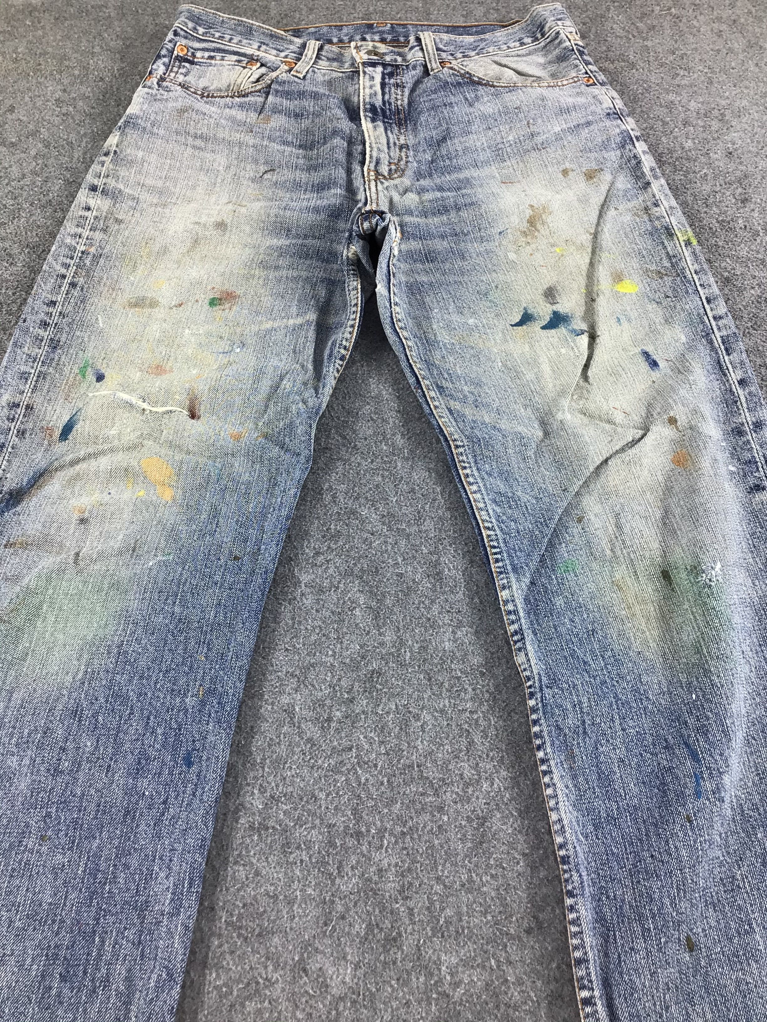 Levi's Vintage Levis 502 Painter Jeans-JM394 Size US 33 - 2 Thumbnail
