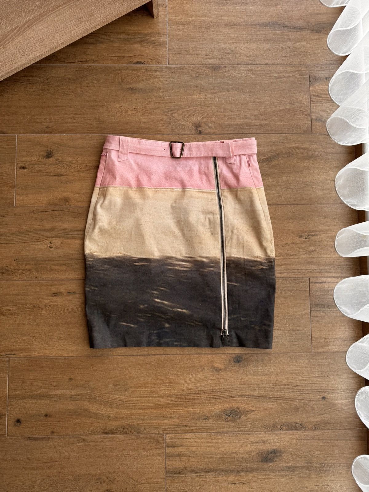 Akris × Vintage Akris Stable San Cristobal Straight Pink Zipper Skirt Size 27" / US 4 / IT 40 - 1 Thumbnail