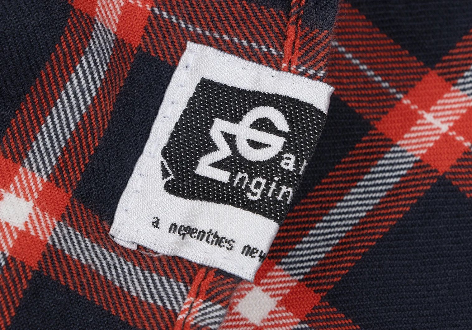 Engineered Garments Checked Stole in Navy and Red Size ONE SIZE - 5 Thumbnail