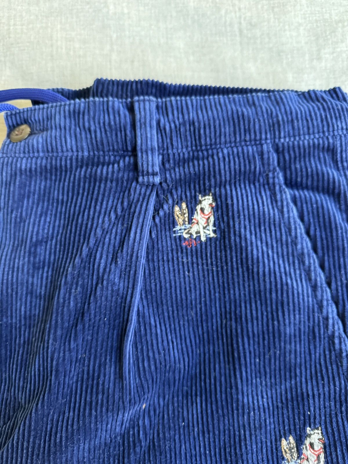 Polo Ralph Lauren Polo Ralph Lauren Embroidered Corduroy Trousers Size US 32 / EU 48 - 4 Thumbnail