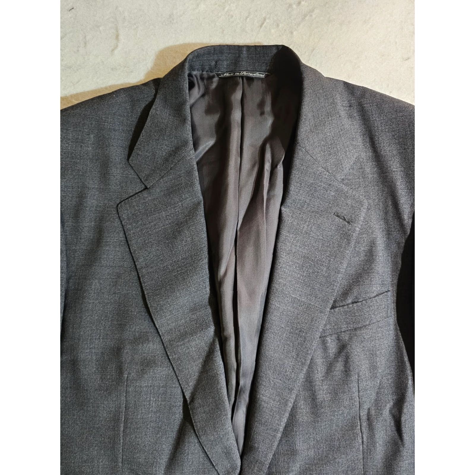 Ermenegildo Zegna ERMENEGILDO ZEGNA Signature 100% Wool Mens Blazer Sport Coat Jacket 42 Long Gray Size 42R - 2 Thumbnail