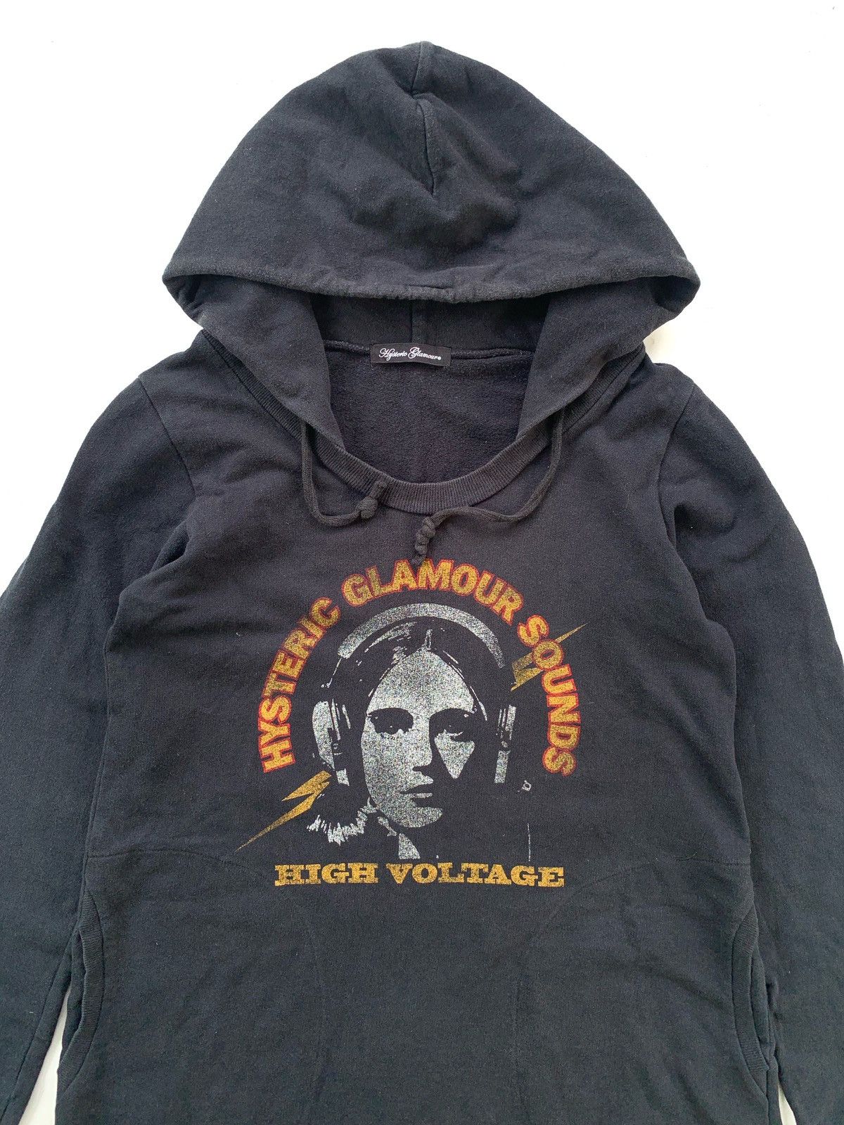 Hysteric Glamour 2000s Hysteric Glamour 'High Voltage' Iconic Girl Hoodie Size S / US 4 / IT 40 - 2 Thumbnail