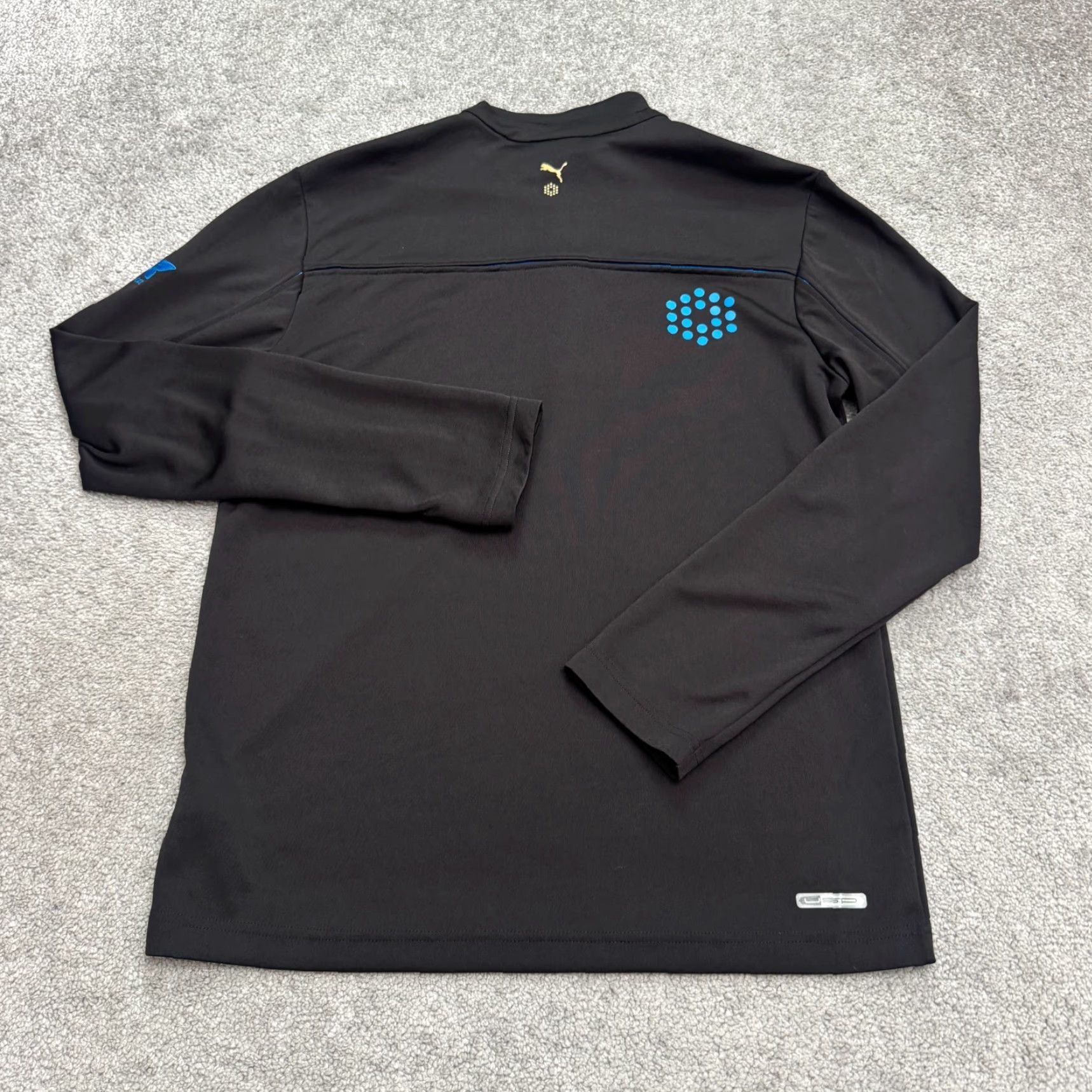 Puma Puma Golf 1/4 Zip Pullover Kapalua Jacket Womens Small Black Activewear Sports Shirt Size S / US 4 / IT 40 - 2 Thumbnail
