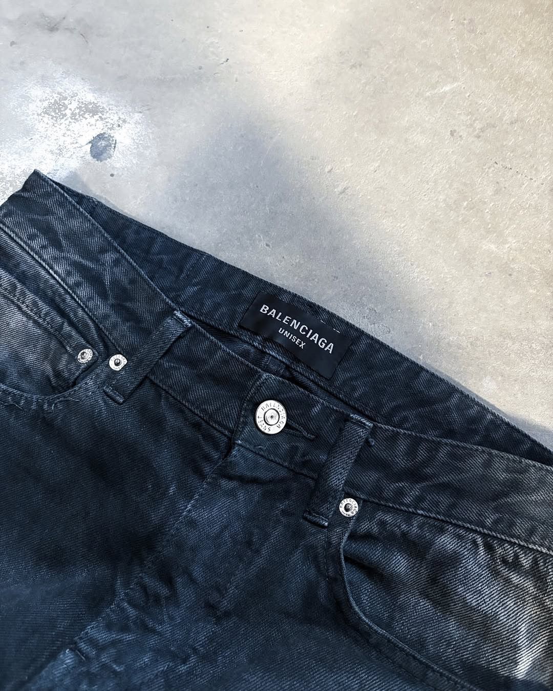 Balenciaga S/S22 GREY/BROWN BOOTCUT DENIM Size US 32 / EU 48 - 3 Thumbnail