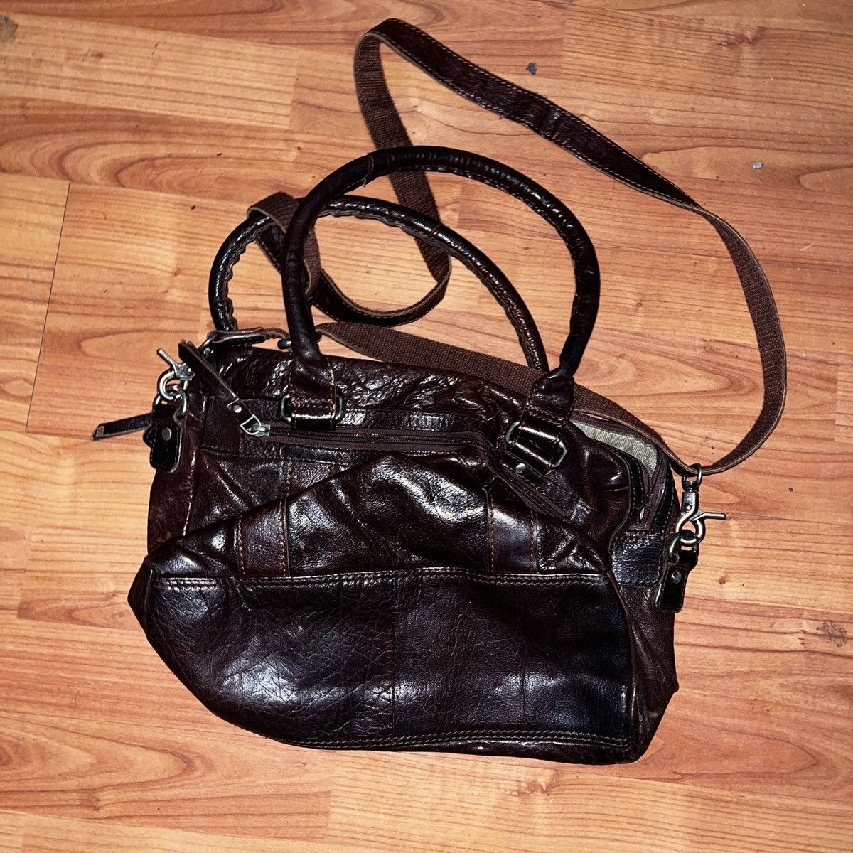 Other Vintage Leather Shoulder Bag Purse 90’s Y2K Size ONE SIZE - 4 Thumbnail