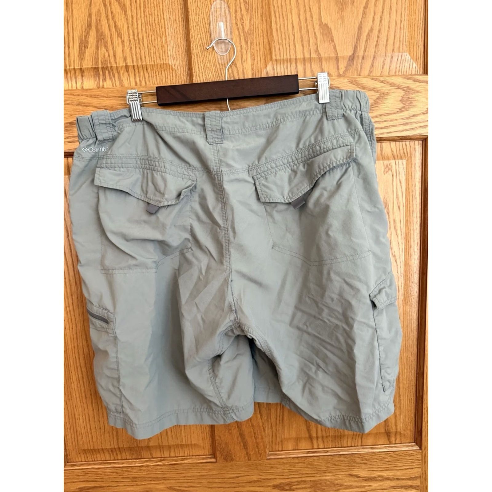 Vintage Columbia Omni-Shade Shorts Mens Large Gray Cargo Outdoor Lightweight Hike Fish Size US 33 - 2 Thumbnail