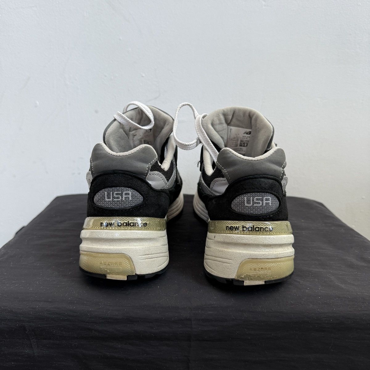New Balance New Balance 992 USA Black/Gray Size US 7 / IT 37 - 8 Thumbnail
