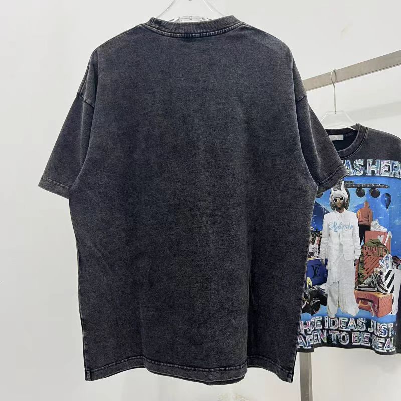 Japanese Brand × Vintage Vintage Street Hip Hop Aged Heavy Wash Short Sleeve T-Shirt Size US M / EU 48-50 / 2 - 2 Thumbnail