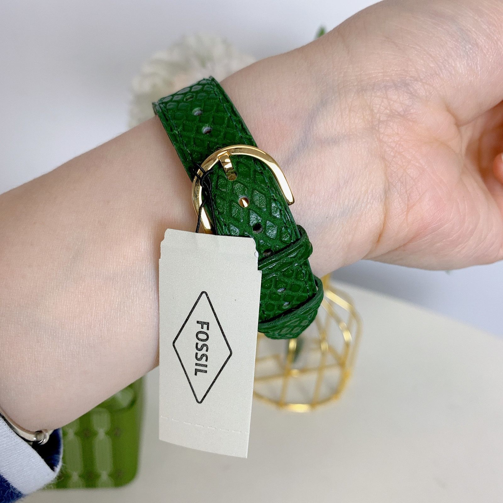 Fossil FOSSIL ES5267 Harwell Three-Hand Green LiteHide Leather Size ONE SIZE - 3 Thumbnail